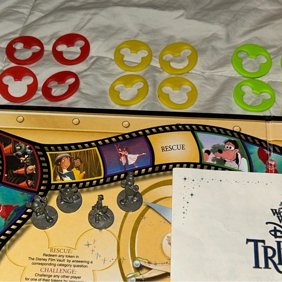 Wonderful World of Disney Trivia 2 The Sequel Board Game 2000 *Complete* - Picture 3 of 10